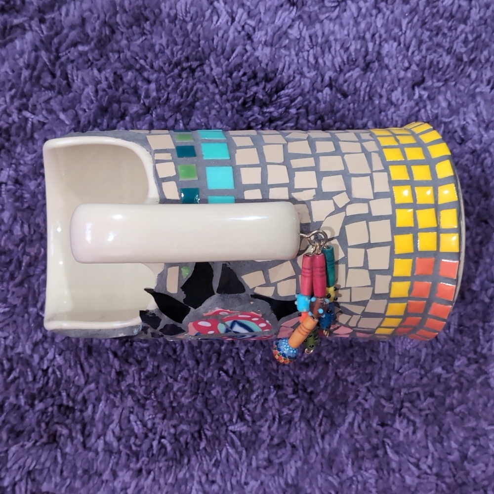 Mosaic Abstract Art Face Pitcher - Picture 4 of 10